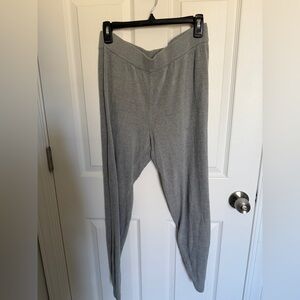 Barefoot Dreams Gray Cozy Knit Lounge Pants